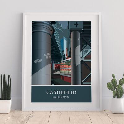 Castlefield von Künstler Stephen Millership – 11 x 14 Zoll Kunstdruck