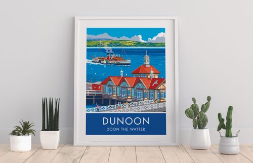 Dunoon, Doon The Water By Stephen Millership Art Print