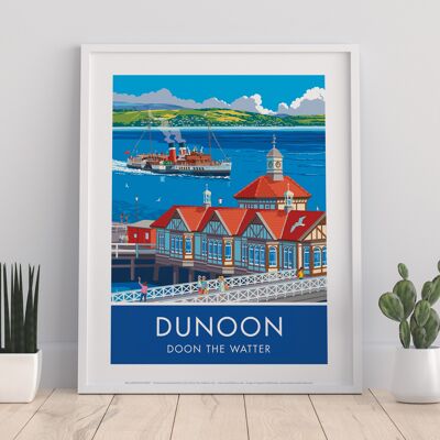 Dunoon, Doon das Wasser von Stephen Millership Kunstdruck