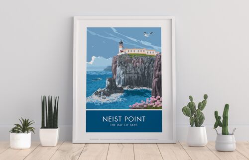 Neist Point By Artist Stephen Millership - 11X14” Art Print