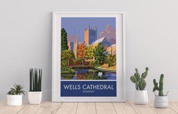 Cathédrale de Wells, Somerset par Stephen Millership Impression artistique