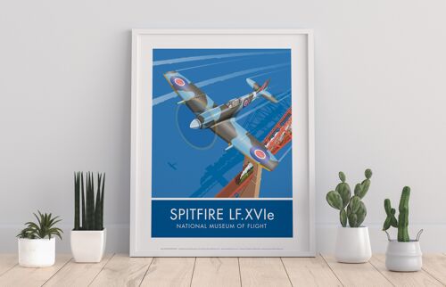 Spitfire Lf.Xvle By Artist Stephen Millership - Art Print