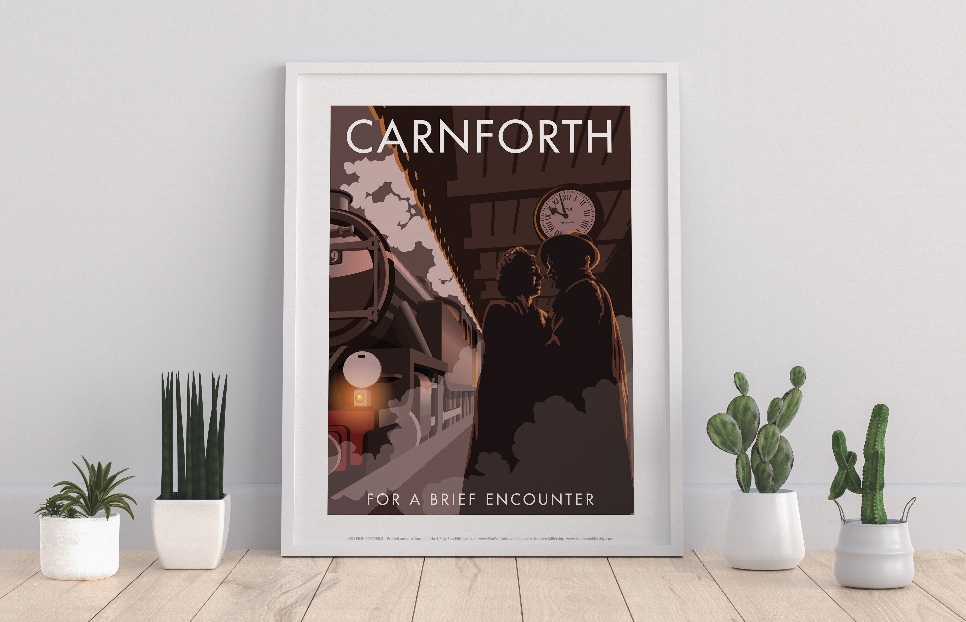 Carnforth von Künstler Stephen Millership – Premium-Kunstdruck