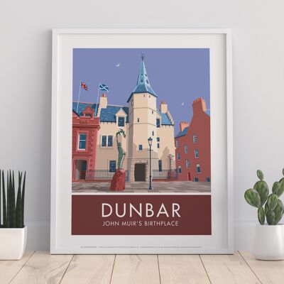 Dunbar Museum By Artist Stephen Millership - Art Print