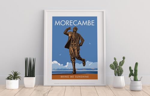 Morecambe By Artist Stephen Millership - Premium Art Print
