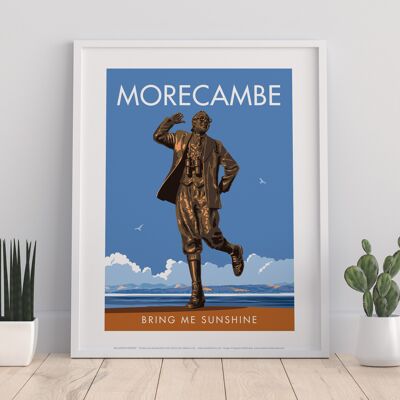 Morecambe por el artista Stephen Millership - Impresión de arte premium