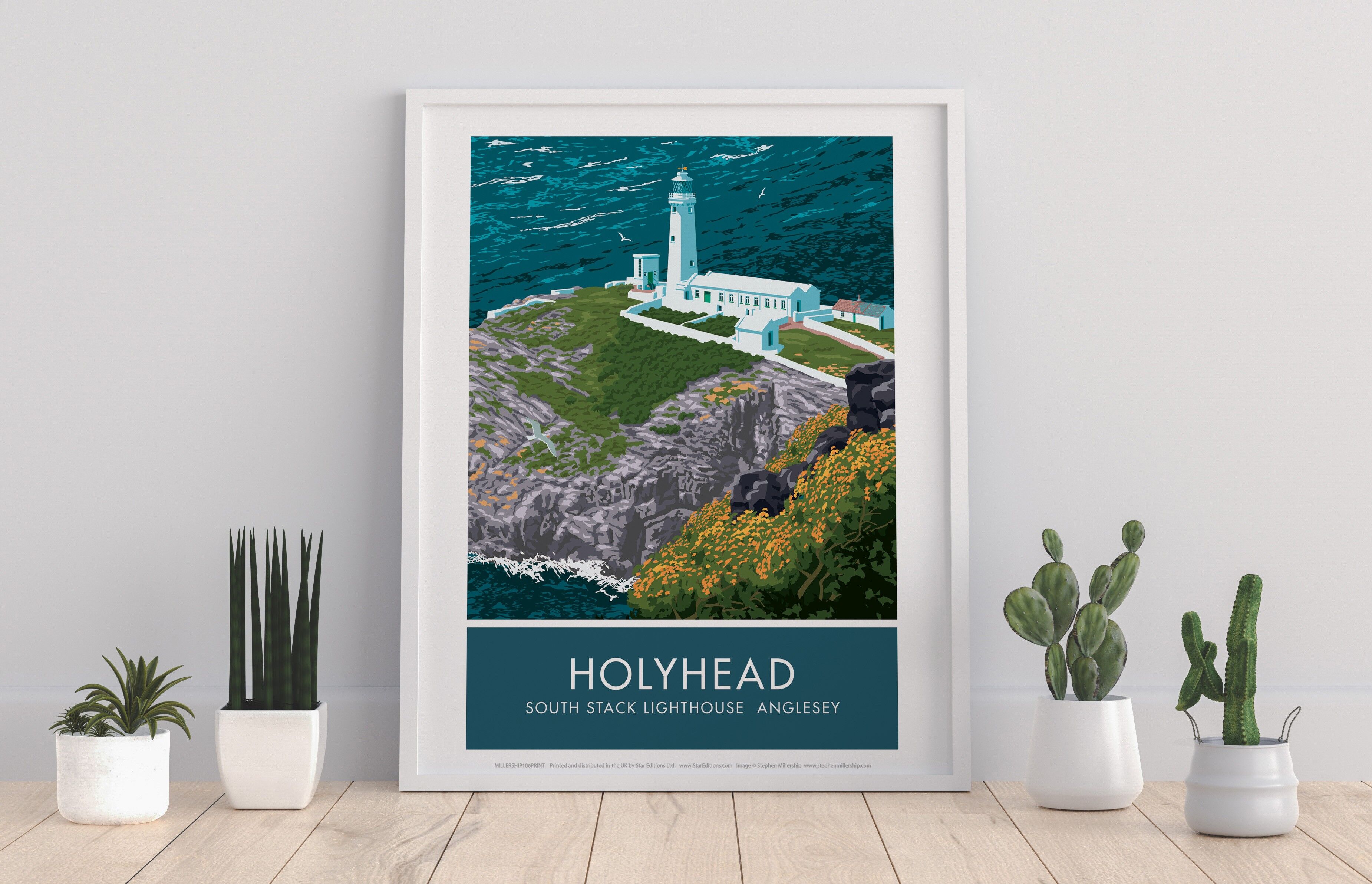 Holyhead dell'artista Stephen Millership Art Print