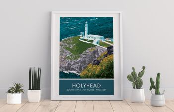 Holyhead par l'artiste Stephen Millership Impression artistique