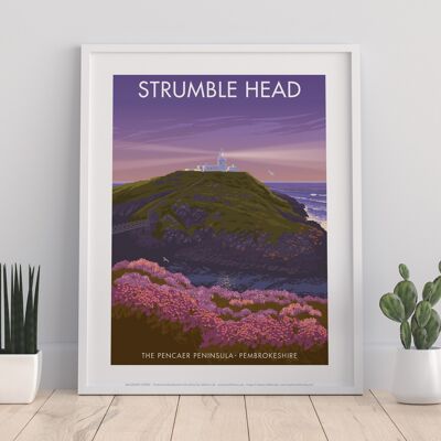 Strumble Head By Artist Stephen Millership - Art Print