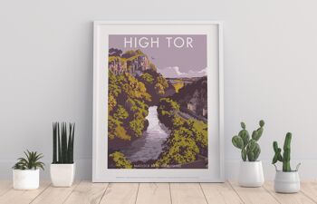 High Tor par l'artiste Stephen Millership - Impression d'art premium