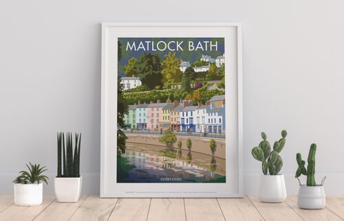 Matlock Bath By Artist Stephen Millership - Art Print