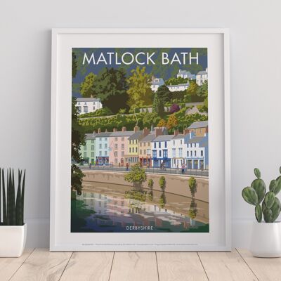 Matlock Bath By Artist Stephen Millership - Art Print