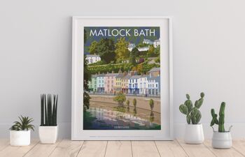 Matlock Bath par l'artiste Stephen Millership - Impression artistique