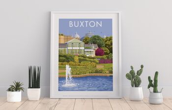 Buxton, les jardins du pavillon par Stephen Millership Impression artistique