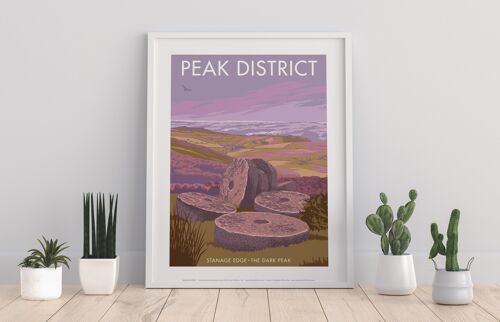 Peak District By Artist Stephen Millership - Art Print