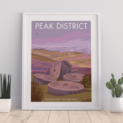 Peak District By Artist Stephen Millership - Art Print