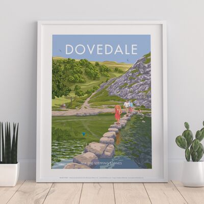 Dovedale By Artist Stephen Millership - Premium Art Print