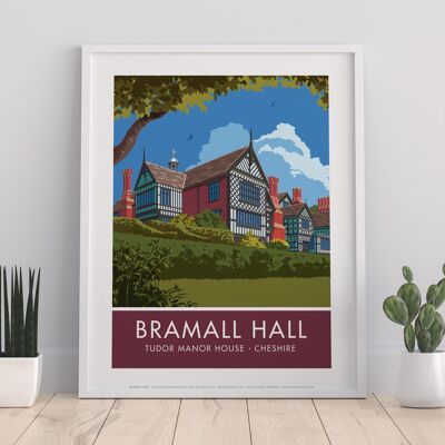 Bramall Hall Cheshire By Artist Stephen Millership Art Print
