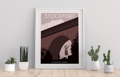 Stockport, Taste Of Honey By Stephen Millership Art Print