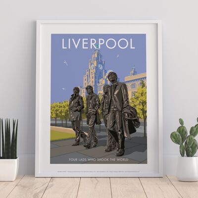 Liverpool By Artist Stephen Millership Art Print
