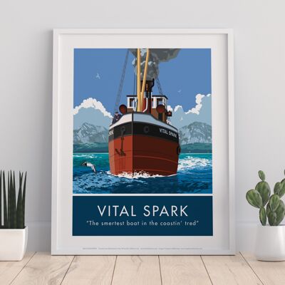 Vital Spark By Artist Stephen Millership - 11X14” Art Print