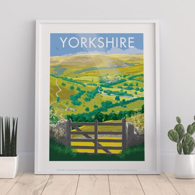 Yorkshire By Artist Stephen Millership - Premium Art Print
