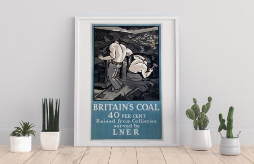 Britain's Coal - 11X14” Premium Art Print