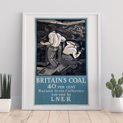 Britain's Coal - 11X14” Premium Art Print
