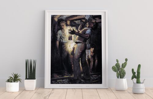 Drinking Miners - 11X14” Premium Art Print