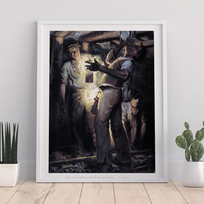 Drinking Miners - 11X14” Premium Art Print