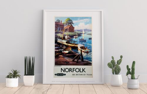 Blakeney Boats Norfolk - 11X14” Premium Art Print