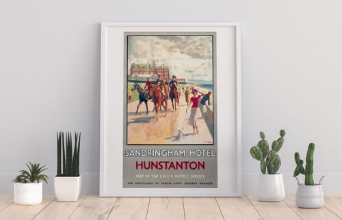 Sandringham Hotel Hunstanton - 11X14” Premium Art Print