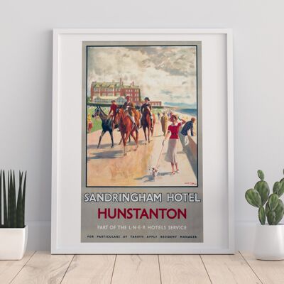 Sandringham Hotel Hunstanton - 11X14” Premium Art Print