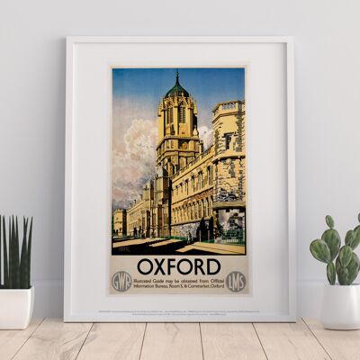 Oxford Gwr Colleges - Stampa artistica premium 11 x 14".