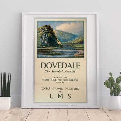 Dovedale, Ramble's Paradise - Impresión de arte premium de 11X14"