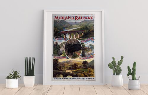 In The Peak Of Derbyshire Tourist Resorts - Art Print