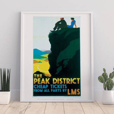Der Peak District – Premium-Kunstdruck im Format 11 x 14 Zoll