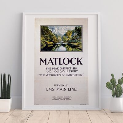 Matlock, The Peak District Spa – 11 x 14 Zoll Premium-Kunstdruck