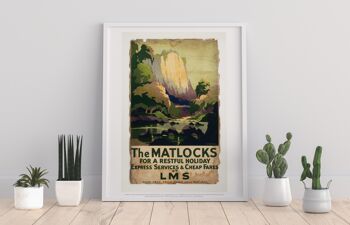 Les Matlocks, pour des vacances reposantes - Premium Art Print