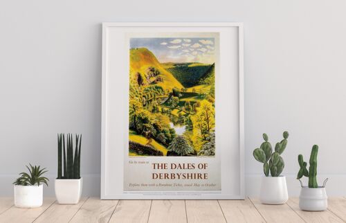 The Dales Of Derbyshire - 11X14” Premium Art Print
