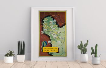 Le Peak District du Derbyshire - 11X14" Premium Art Print