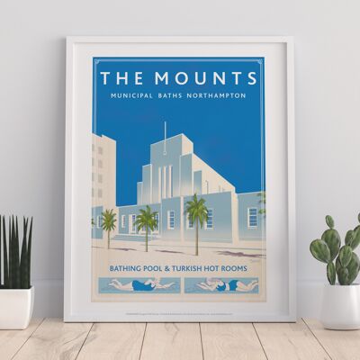 The Mounts – Northampton – Premium-Kunstdruck im Format 11 x 14 Zoll