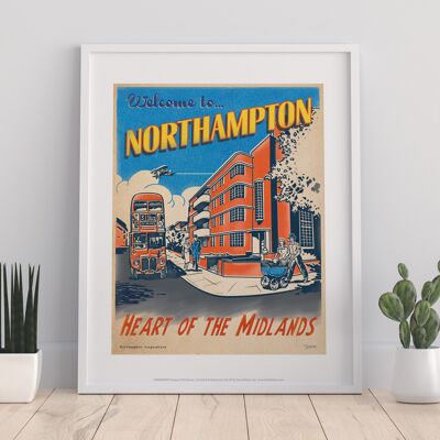 Northampton - Corazón de las Midlands - Premium Lámina artística