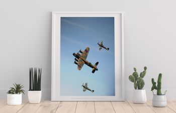 Bataille d'Angleterre - Bombardier Lancaster Impression artistique