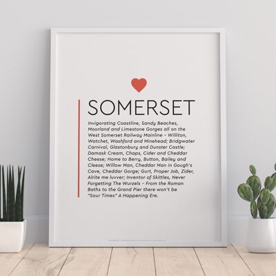 Somerset -Highlights - Stampa artistica premium 11X14".