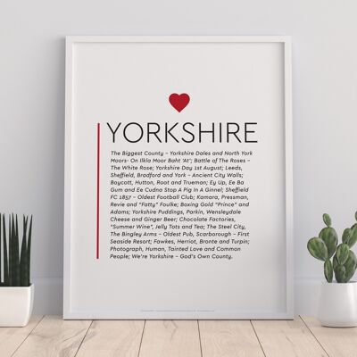Yorkshire – Höhepunkte – 11 x 14 Zoll Premium-Kunstdruck