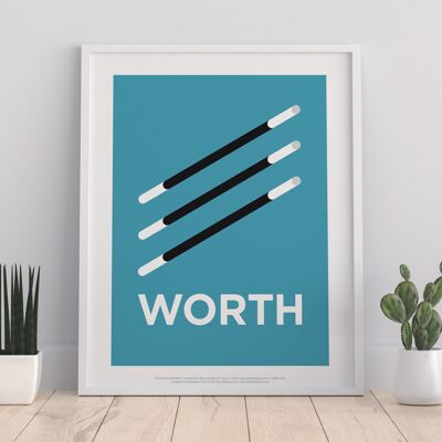 Rebus Symbols - Wandsworth - 11X14” Premium Art Print