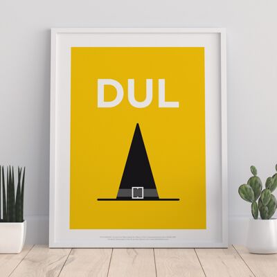 Rebus-Symbole – Dulwich – 11 x 14 Zoll Premium-Kunstdruck