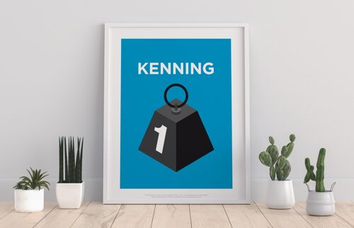 Rebus Symbols - Kennington - 11X14” Premium Art Print