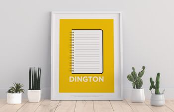 Bloc-notes - Dington - 11X14" Premium Art Print